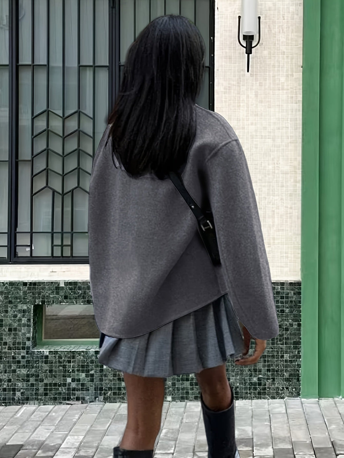 Marlowe | Women's Wool Stand Collar Pea Coat