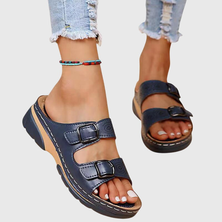 Diora™ | Sandales orthopédiques en cuir