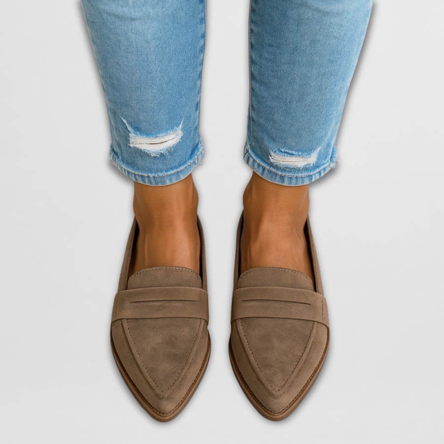 Arienne™ | Chaussures décontractées en daim à enfiler
