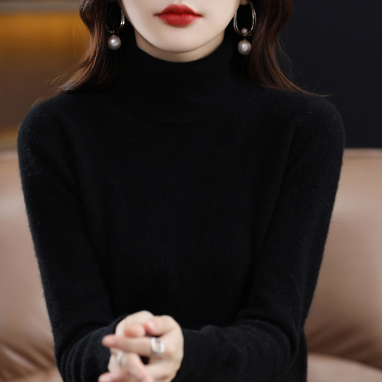 Adaline | Fitted Turtleneck Sweater