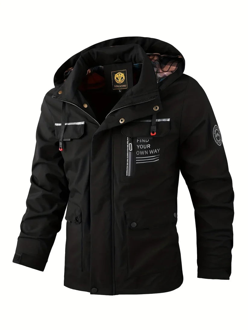Logan | Men’s Waterproof Winter Jacket with Hood