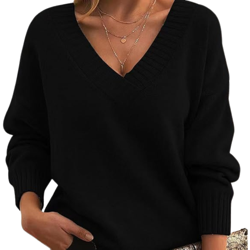 Lillian | Lightweight V-Neck Knit Sweater