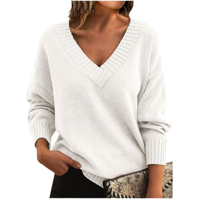 Lillian | Lightweight V-Neck Knit Sweater