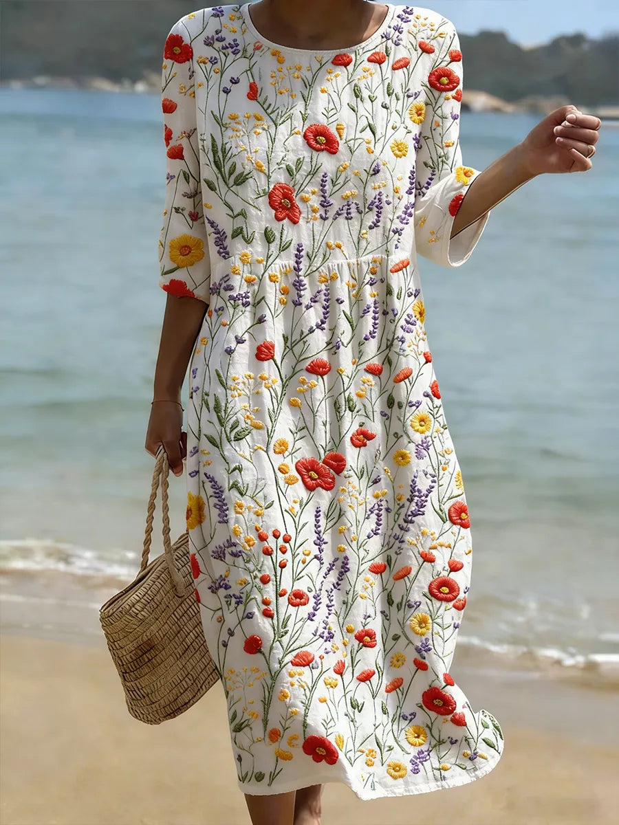 Nicole | Robe Florale Élégante