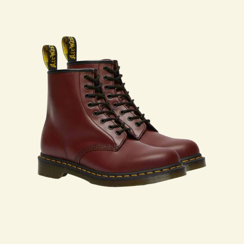 Harlow | Women's Leather Lace-Up Combat Ankle Boots