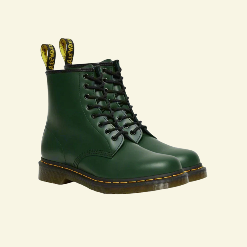 Harlow | Women's Leather Lace-Up Combat Ankle Boots
