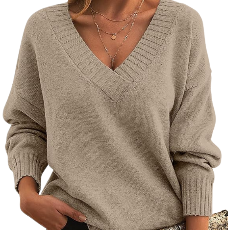 Lillian | Lightweight V-Neck Knit Sweater