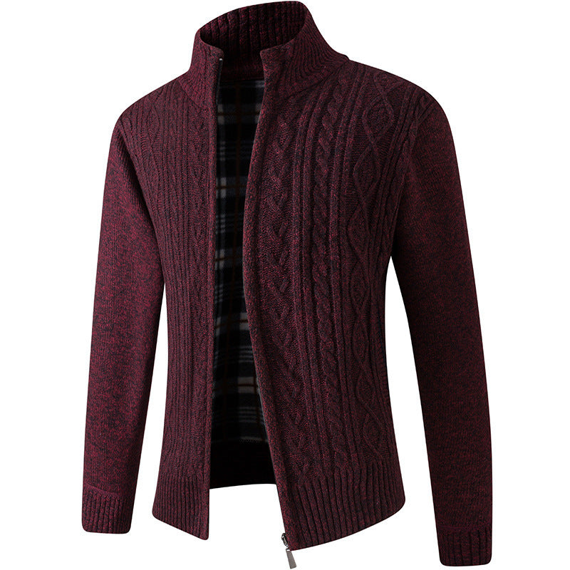 Jeffery | Men's Velvet Knit Sweater