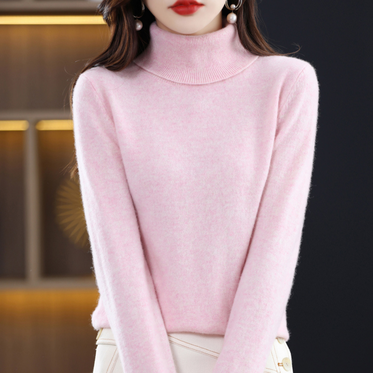 Adaline | Fitted Turtleneck Sweater