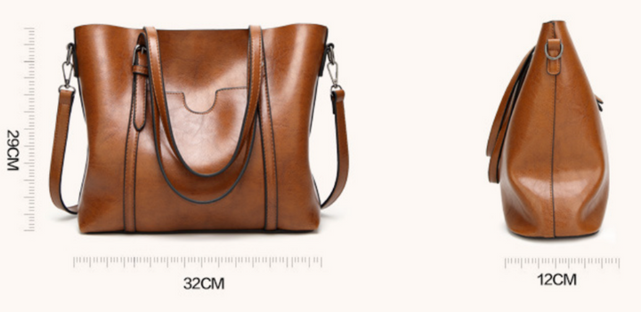 Clara | Sac porté épaule en cuir lisse