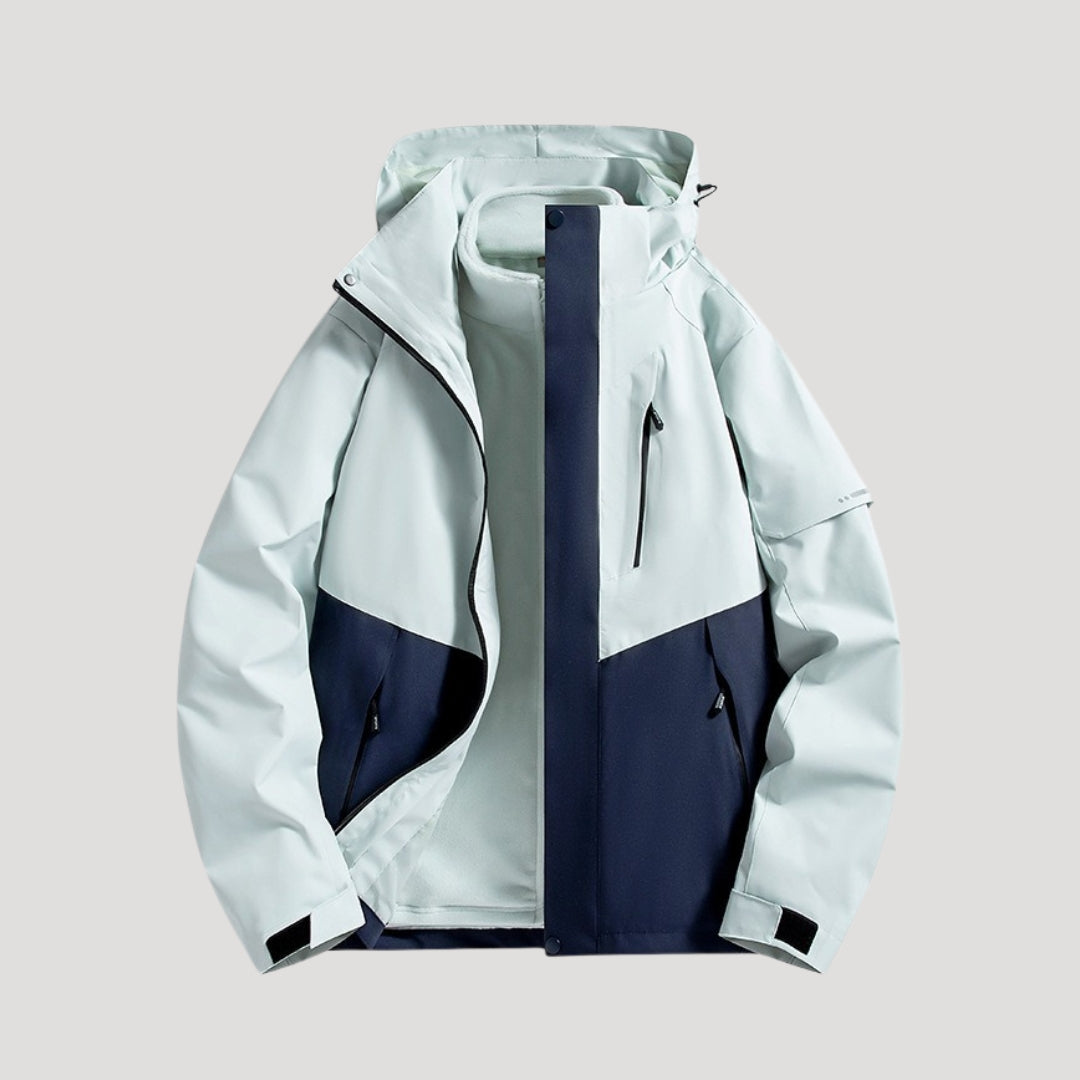 Sophie | Womens Waterproof Fleece Lined Hooded Rain Jacket