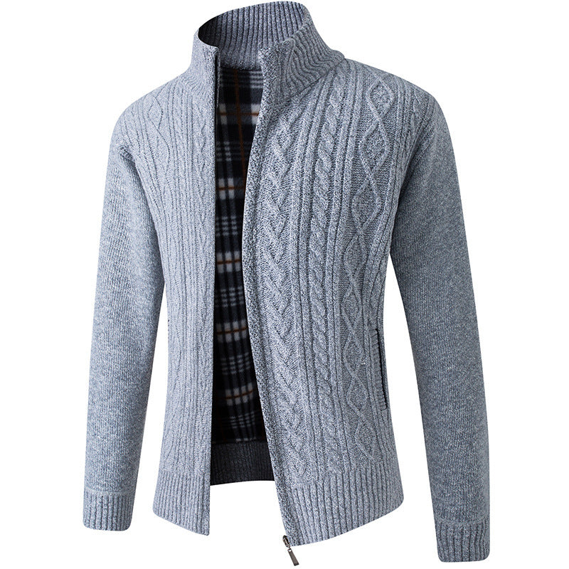 Jeffery | Men's Velvet Knit Sweater