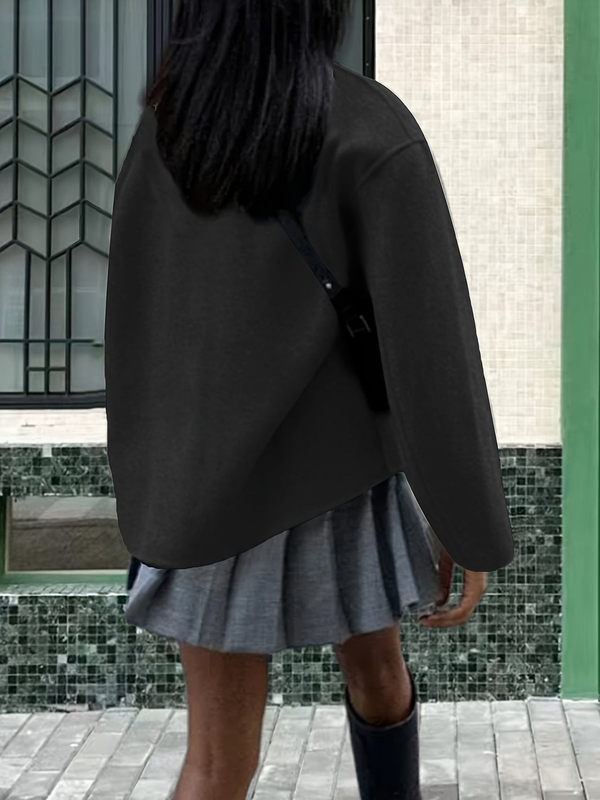 Marlowe | Women's Wool Stand Collar Pea Coat