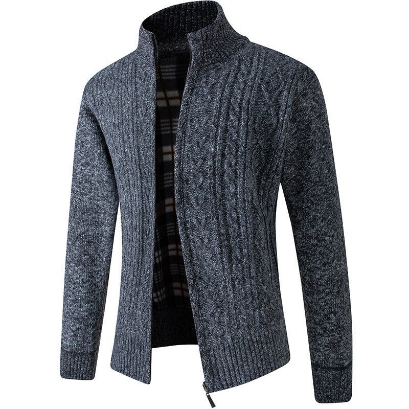 Jeffery | Men's Velvet Knit Sweater