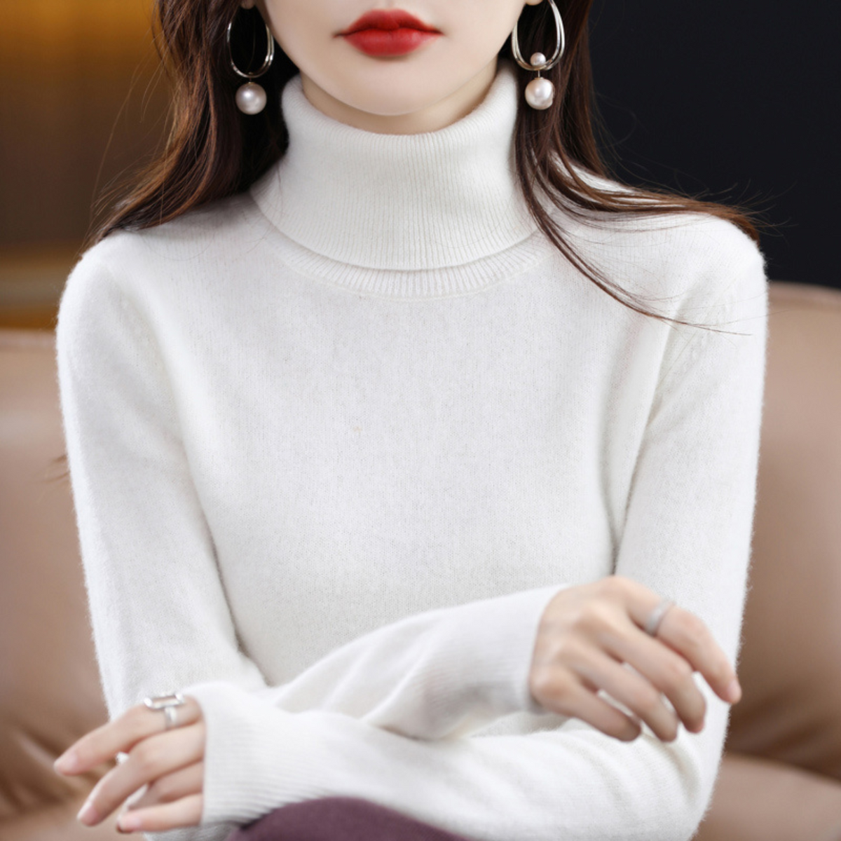 Adaline | Fitted Turtleneck Sweater