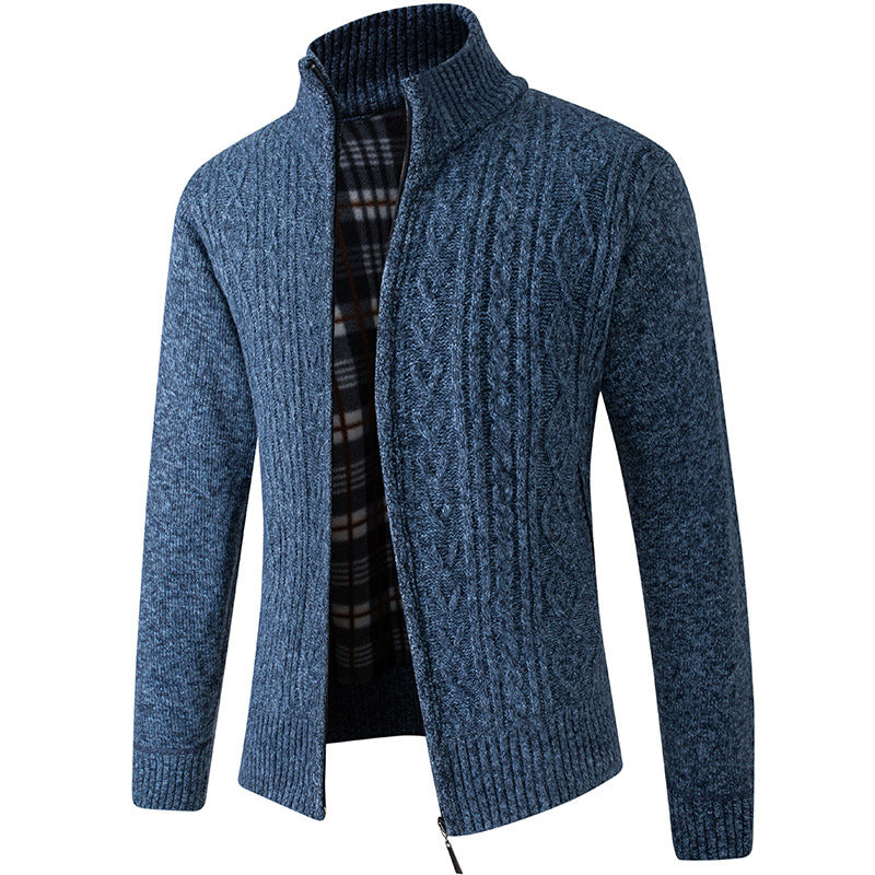 Jeffery | Men's Velvet Knit Sweater