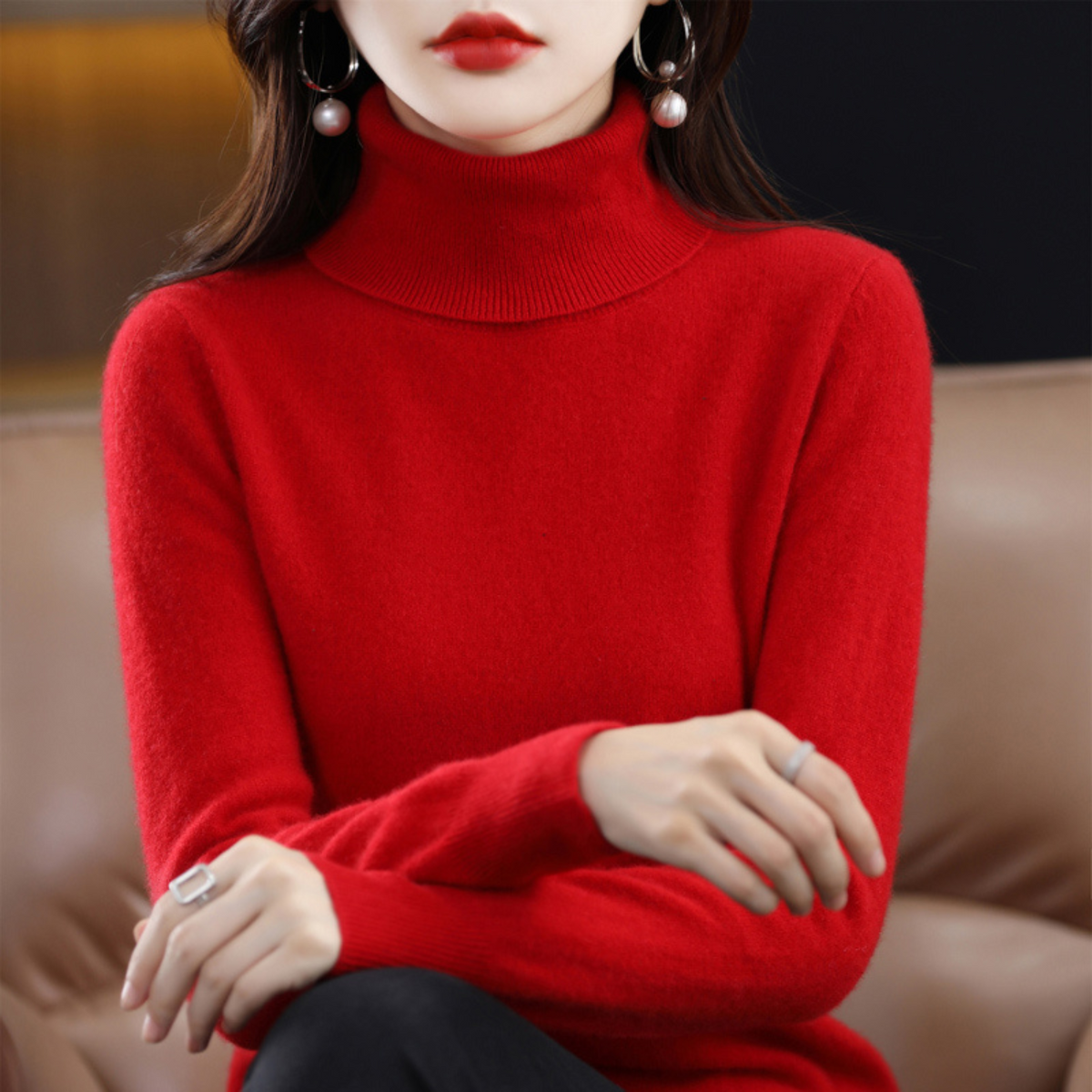 Adaline | Fitted Turtleneck Sweater