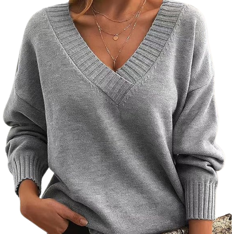 Lillian | Lightweight V-Neck Knit Sweater