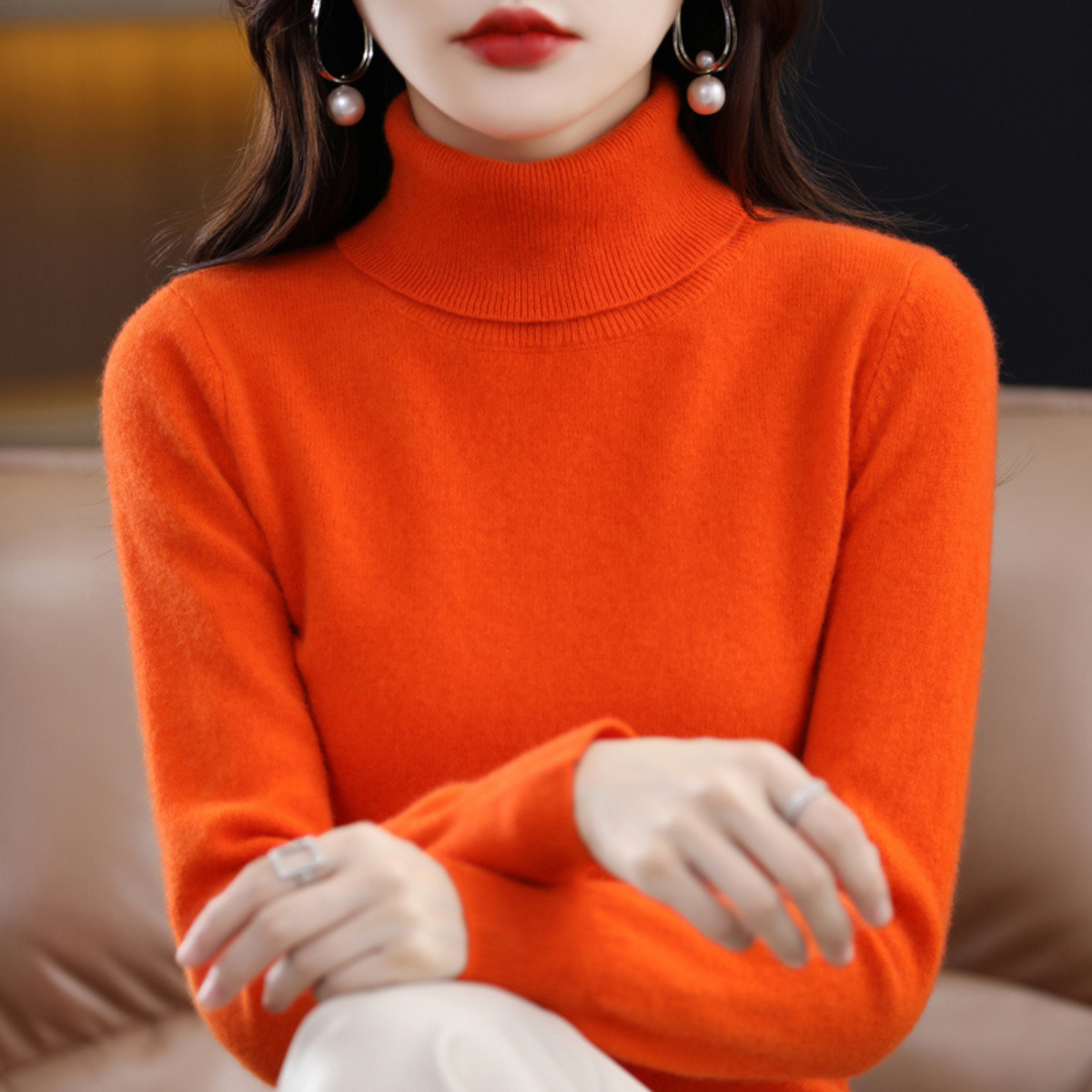 Adaline | Fitted Turtleneck Sweater