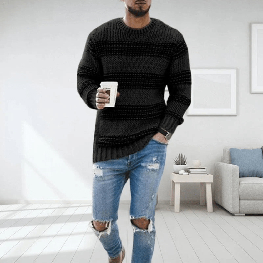 Jeff | Men's Classic Winter Knit Sweater