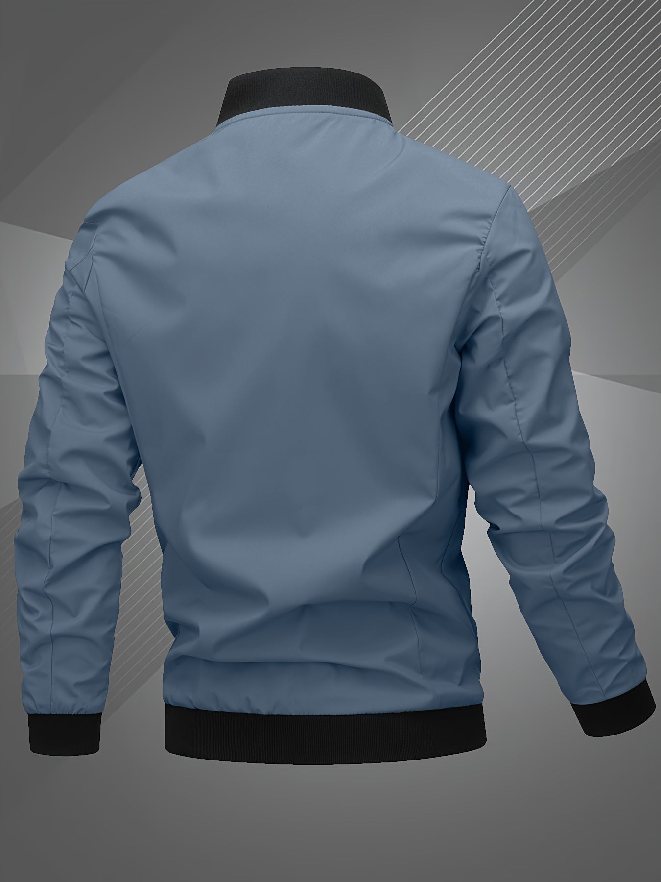 Alexander | Men's Casual Zip-Up Bomber Jacket Embroidered Graphic