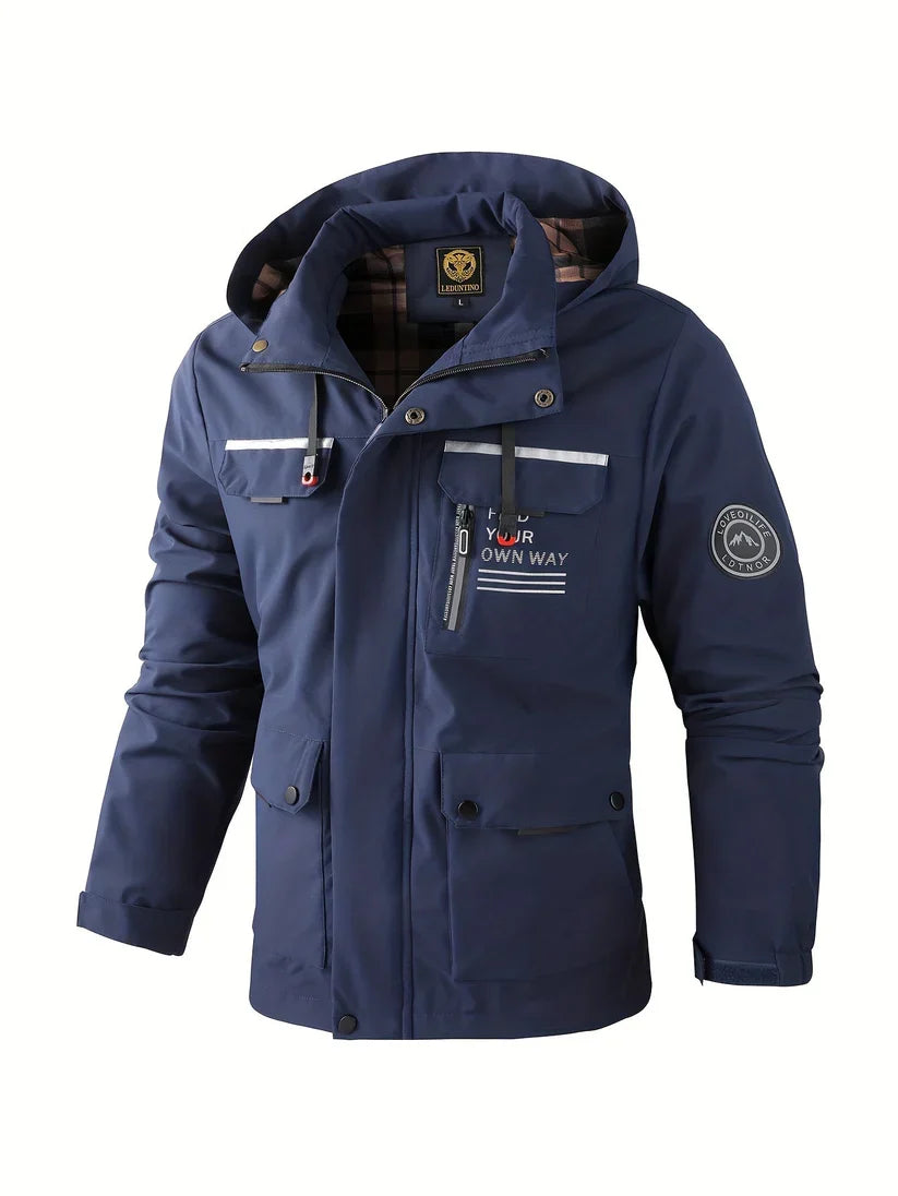 Logan | Men’s Waterproof Winter Jacket with Hood