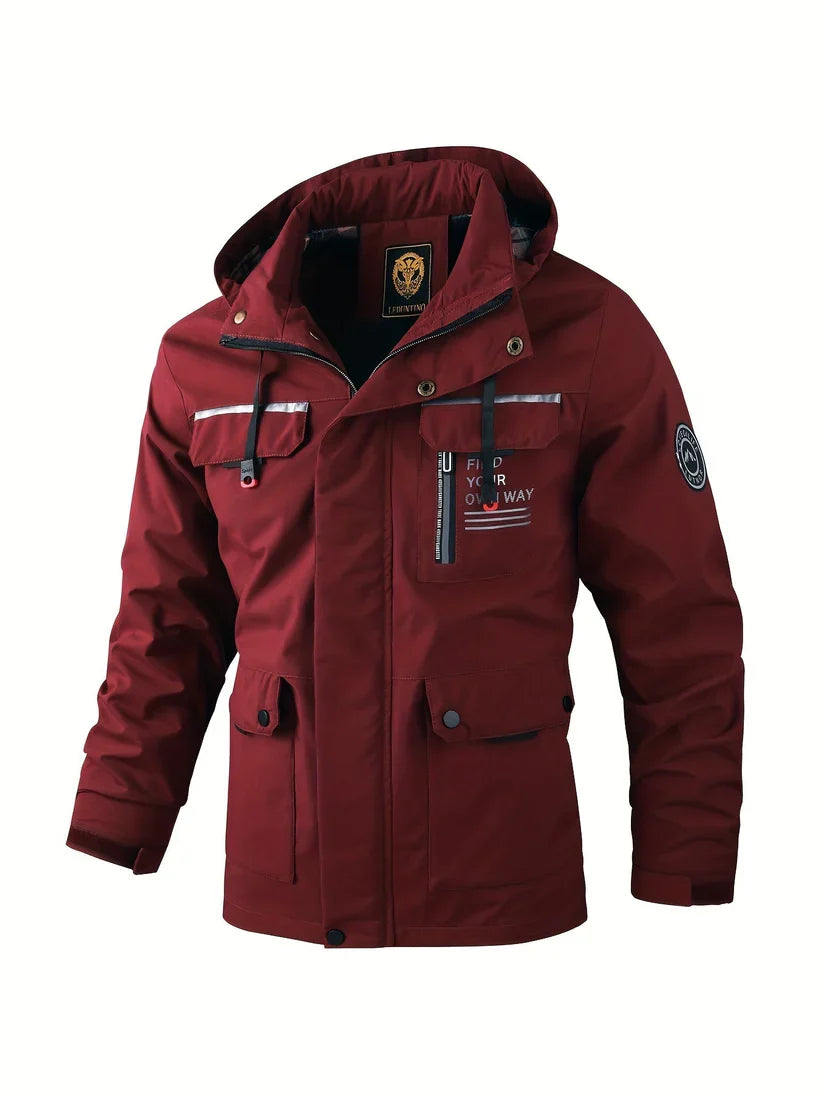 Logan | Men’s Waterproof Winter Jacket with Hood