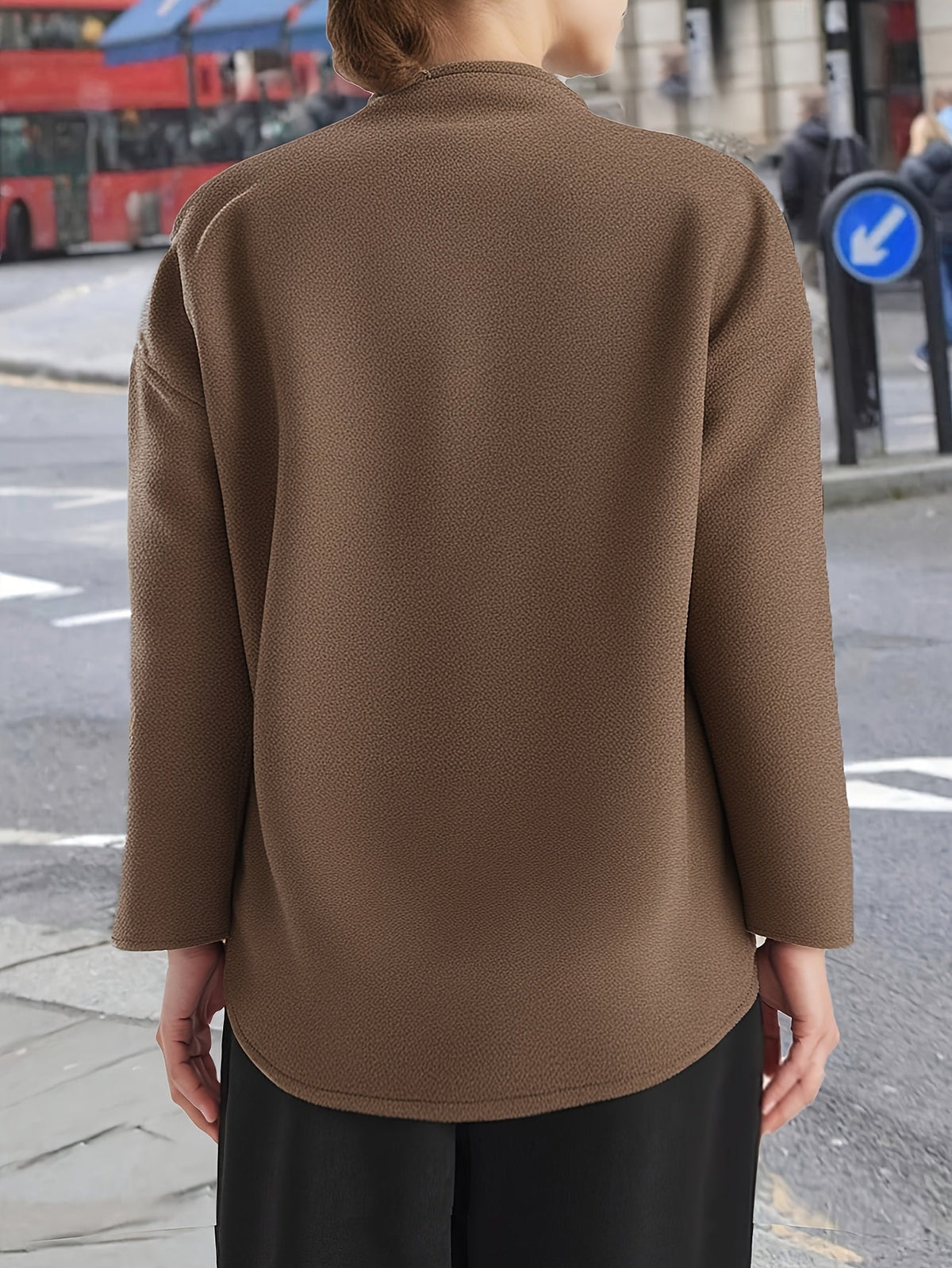 Ophelia | Women's Camel Wool Pea Coat