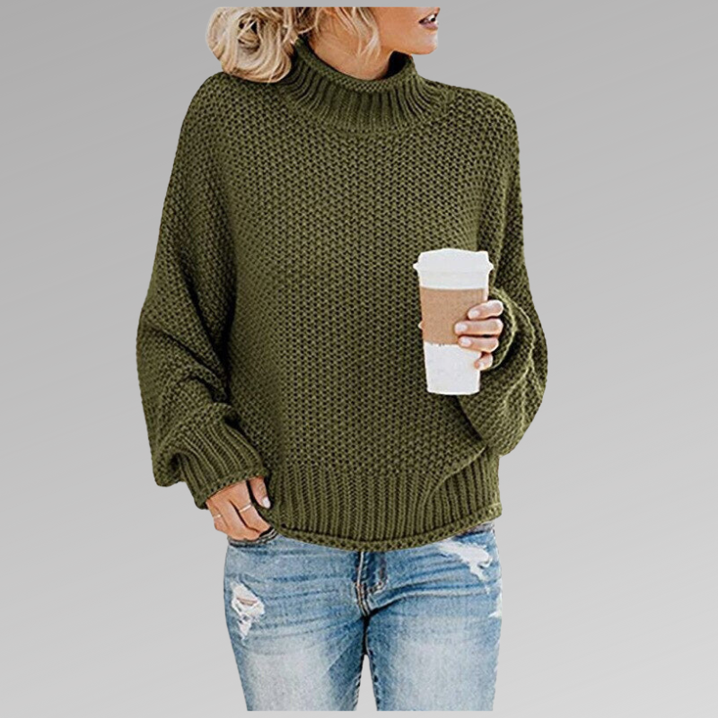Sage | Oversized Chunky Knit Sweater