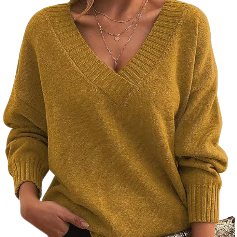 Lillian | Lightweight V-Neck Knit Sweater