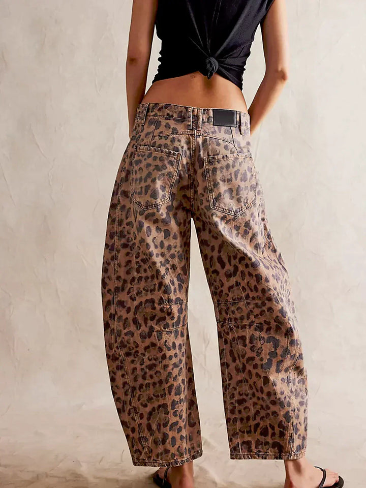 Isla – Pantalon Léopard Sans Effort