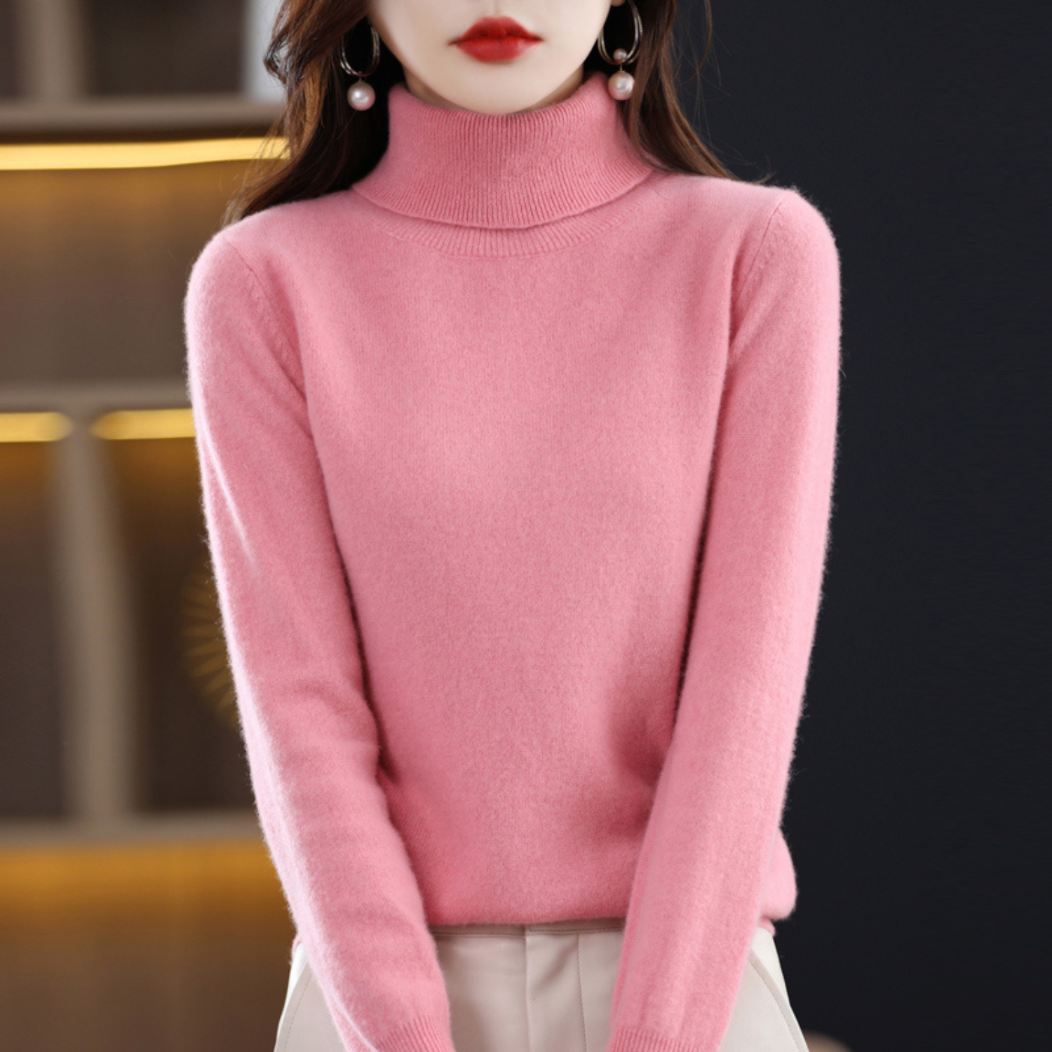 Adaline | Fitted Turtleneck Sweater