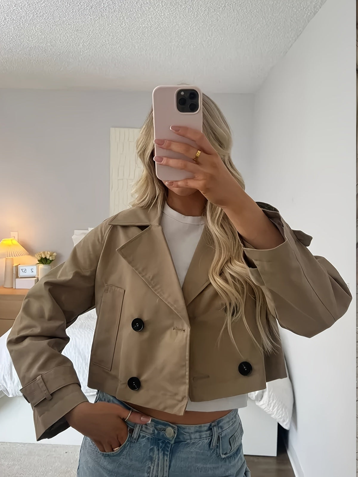 Marielle | Women's Coffee Brown Pea Coat