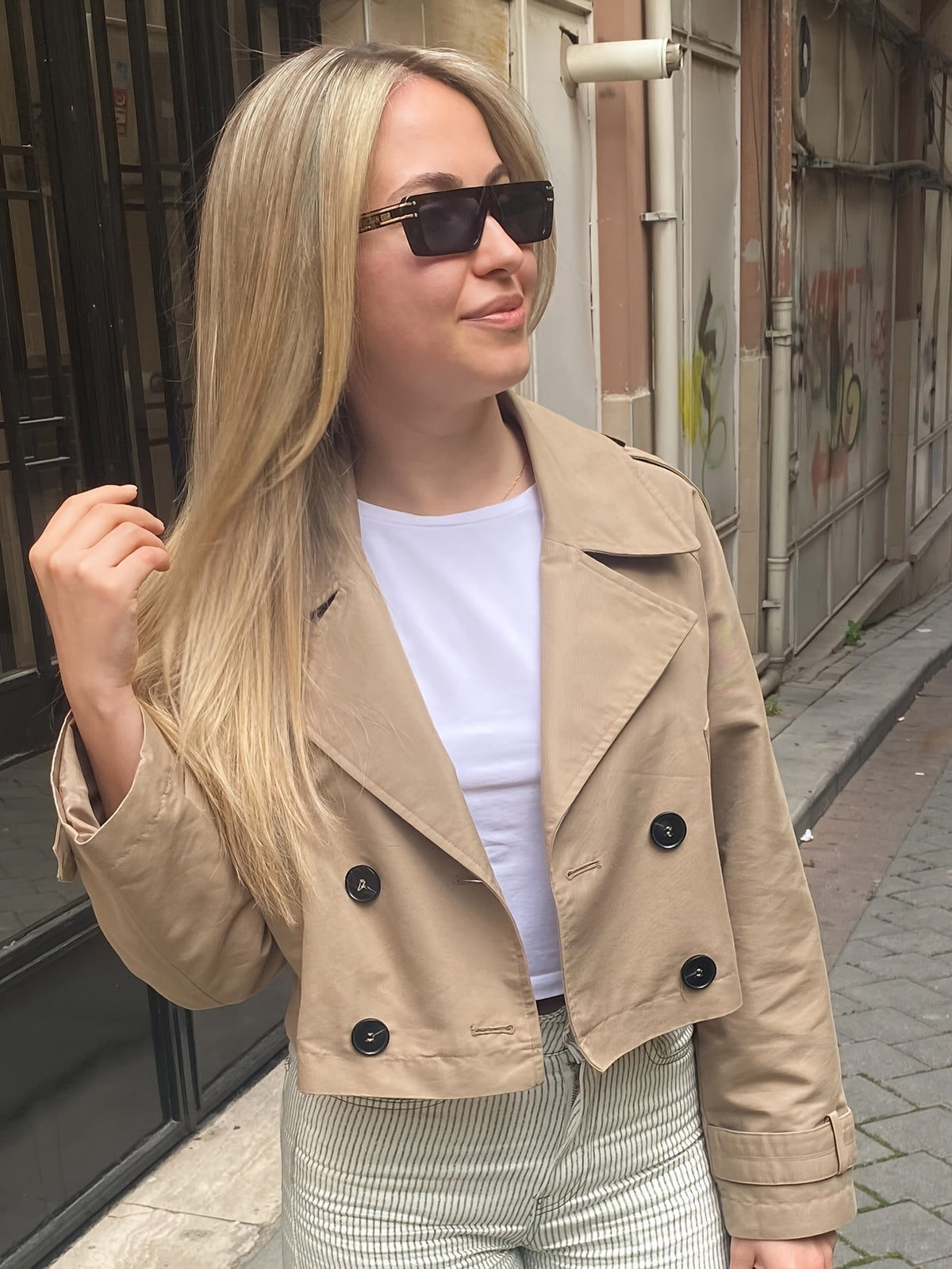 Marielle | Women's Coffee Brown Pea Coat