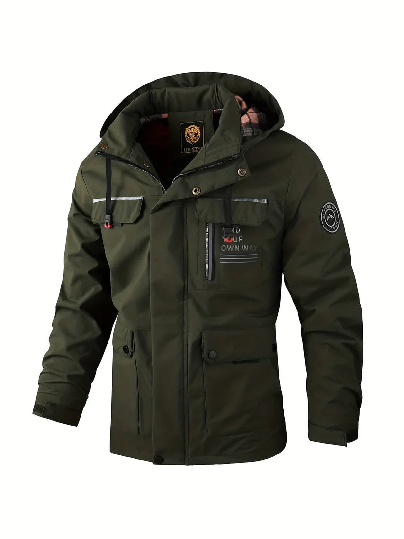 Logan | Men’s Waterproof Winter Jacket with Hood