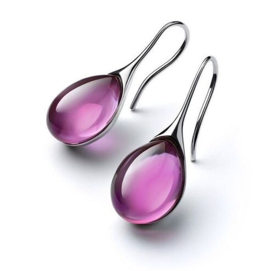 ROMY™ - Boucles d'oreilles pendantes en cristal or et argent