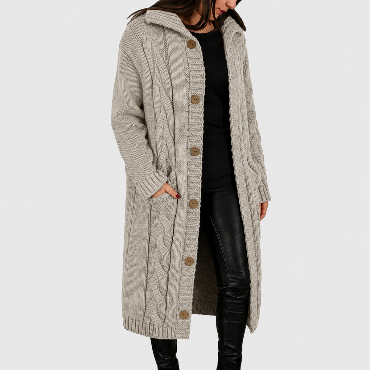 Mirabel | Women's Hooded Cardigan Coat