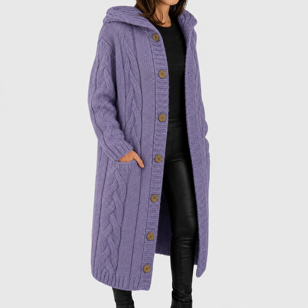 Mirabel | Women's Hooded Cardigan Coat