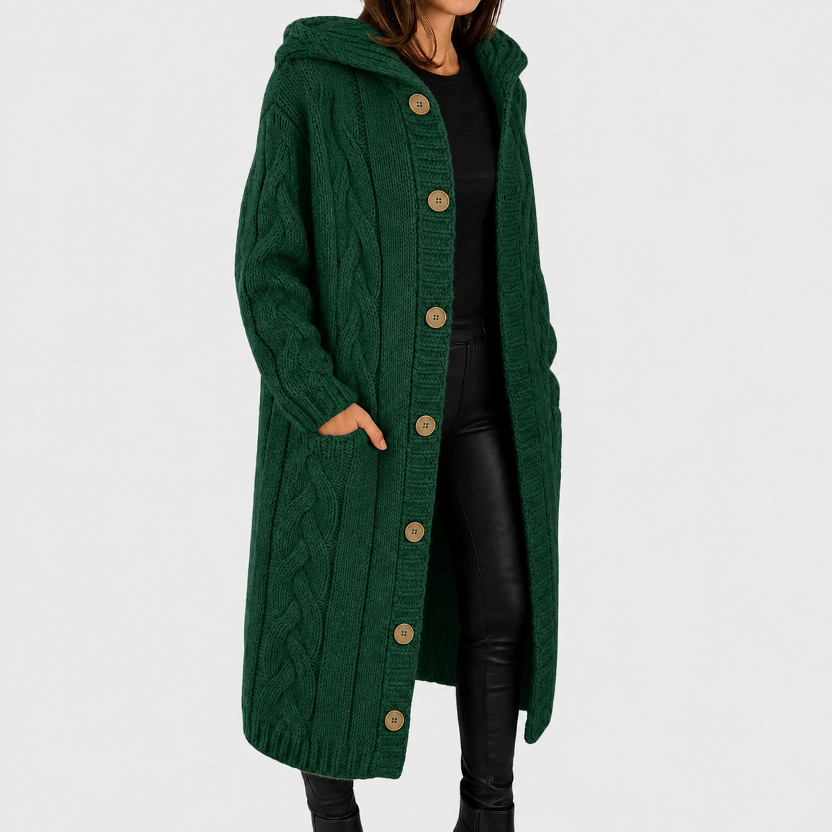 Mirabel | Women's Hooded Cardigan Coat