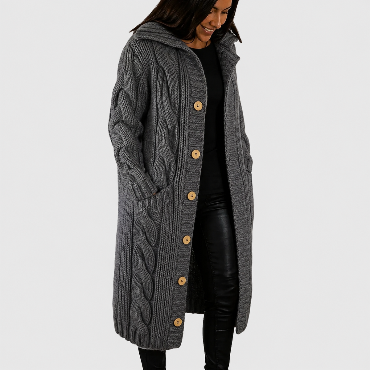 Mirabel | Women's Hooded Cardigan Coat