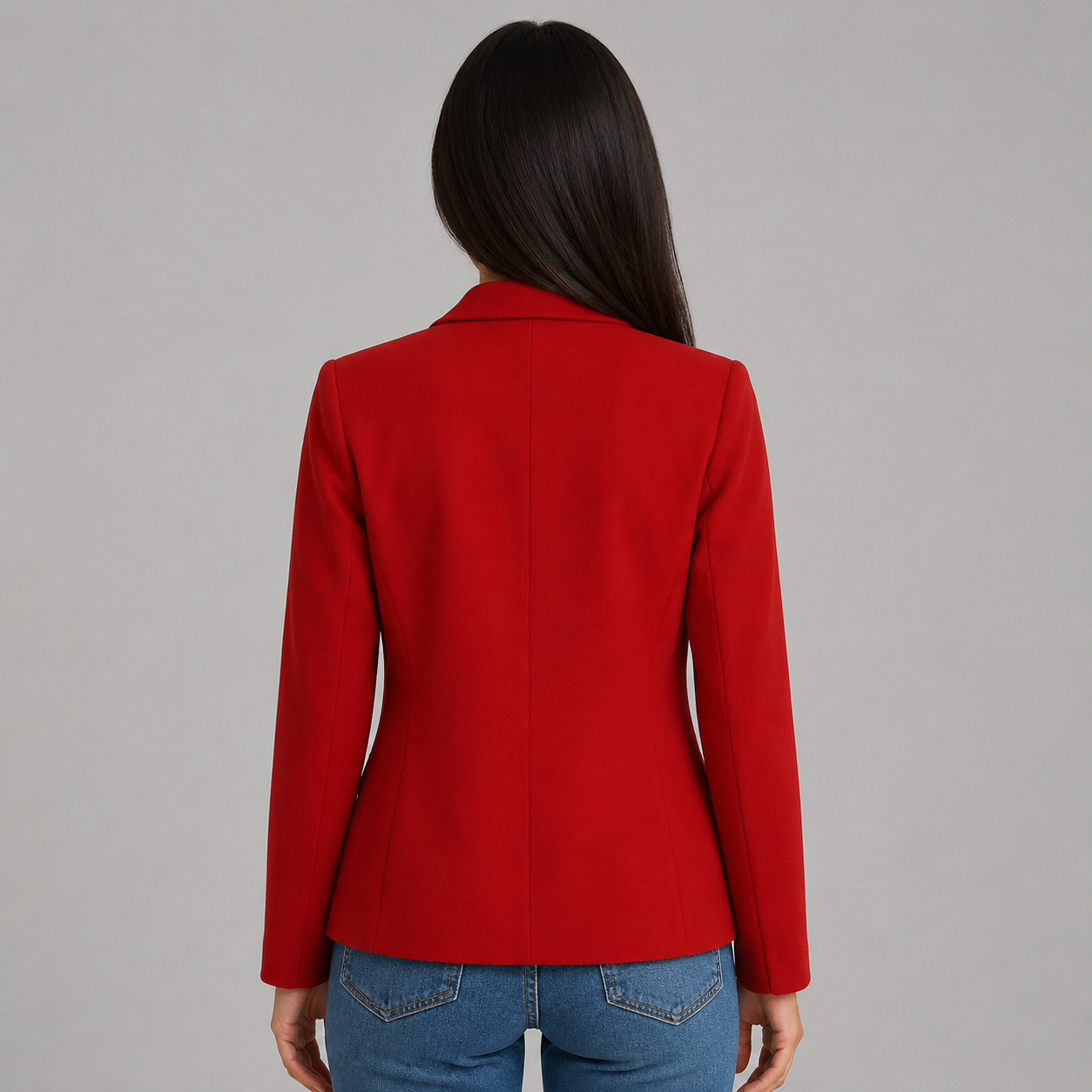Vienna | Women's Single-Button Notch Lapel Ponte Knit Blazer