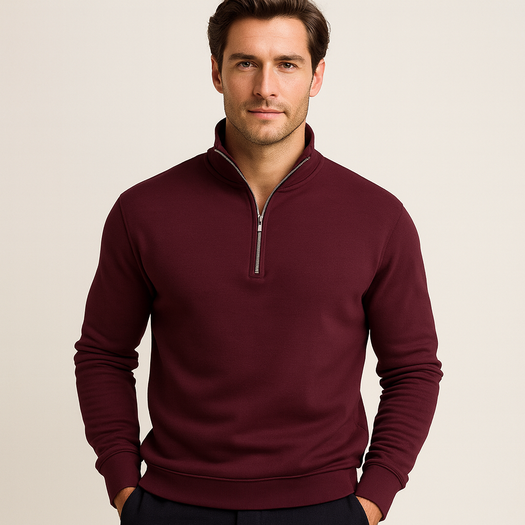 Lorence | Men's Modern Half-Zip Sweater