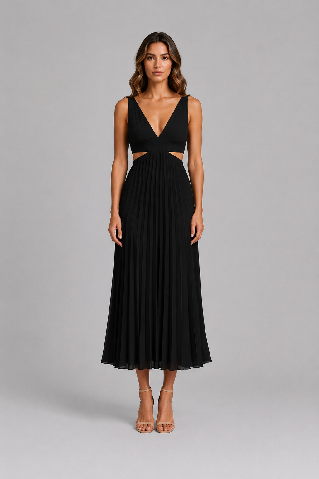 Seraphine | Women's Black Evening Maxi Dress