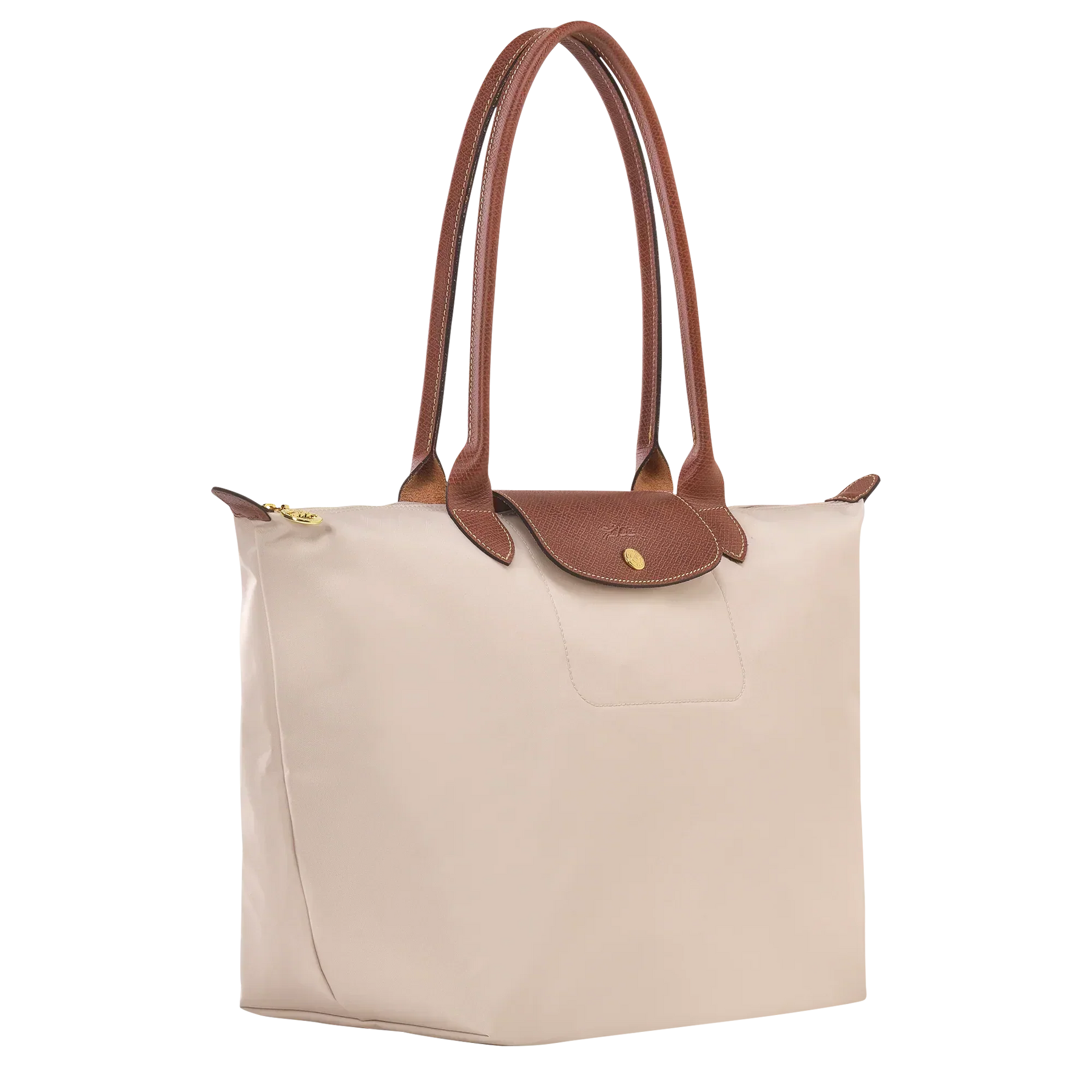 Large Foldable Nylon Bag, Paper White