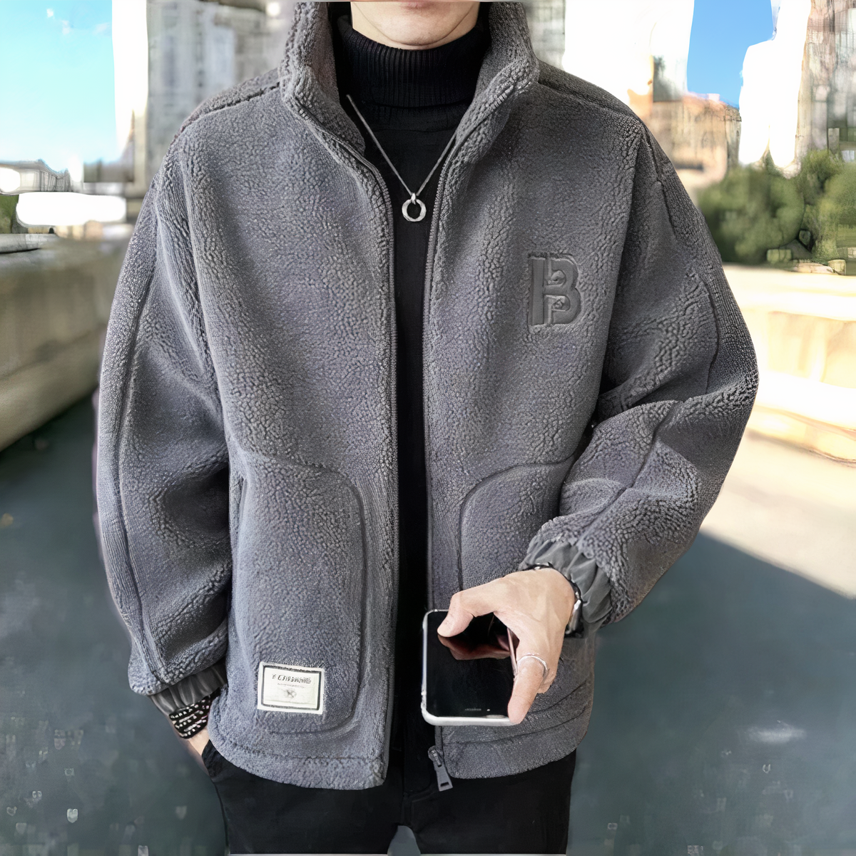 Carlo | Men's Warm Fleece Jacket