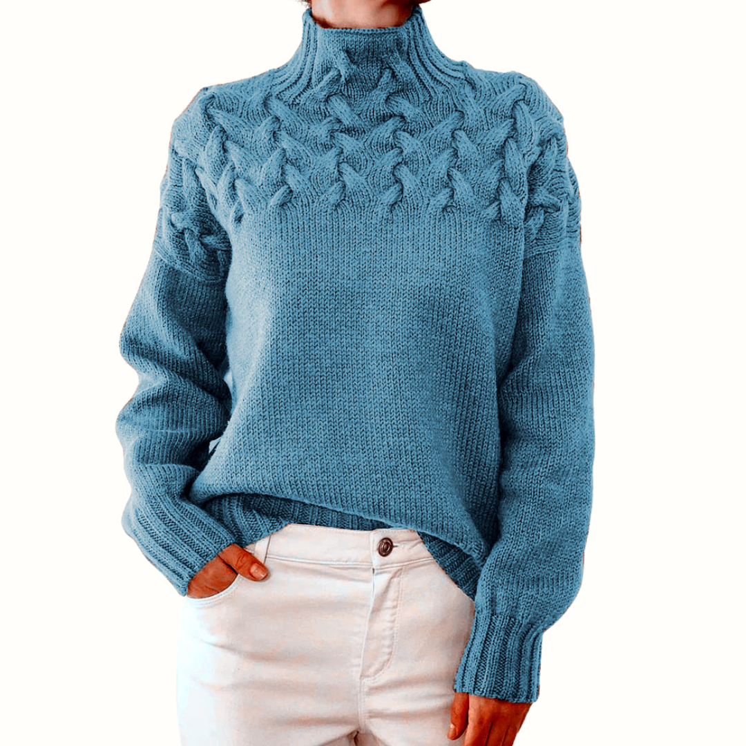 Elena | Warm Turtleneck Knit Sweater