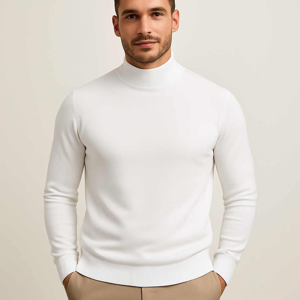 Leonardo | Men's Knit Turtleneck Sweater