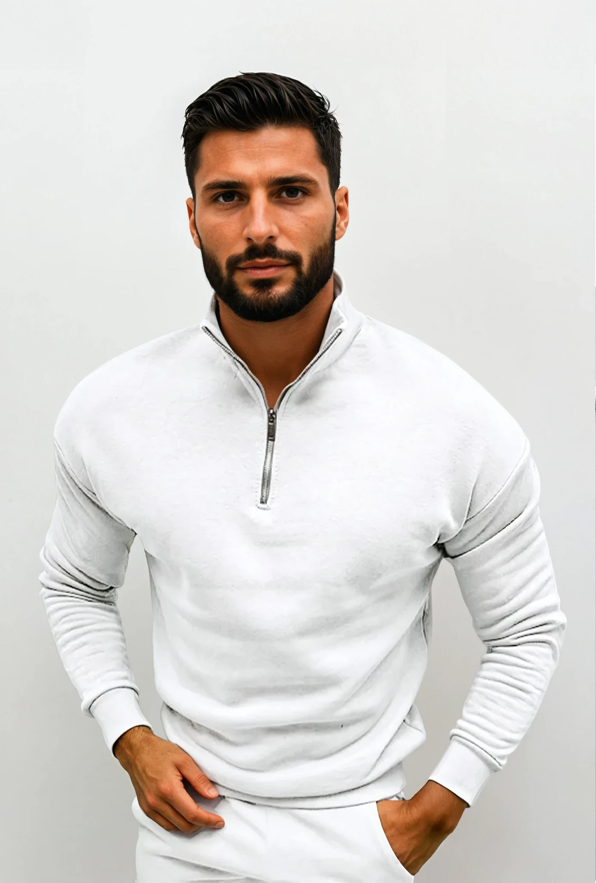 Lorence | Men's Modern Half-Zip Sweater
