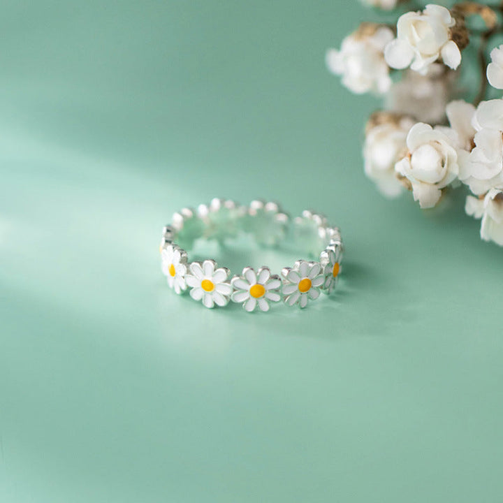 MAISY™ – Bague Marguerite Fleurie