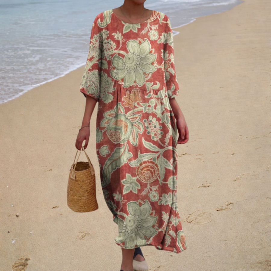Robe longue fluide chic et confortable